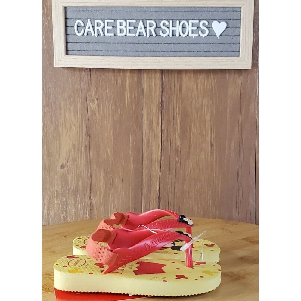 Havaianas Baby Toddler Disney Mickey Mouse Flip  Flop Sandals Size 6 C